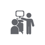 Person demonstration the Vevo system