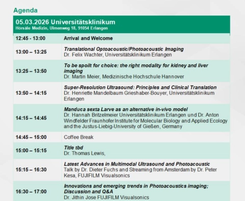 Agenda Photoacoustic Imaging User Meeting FujiFilm Visualsonics